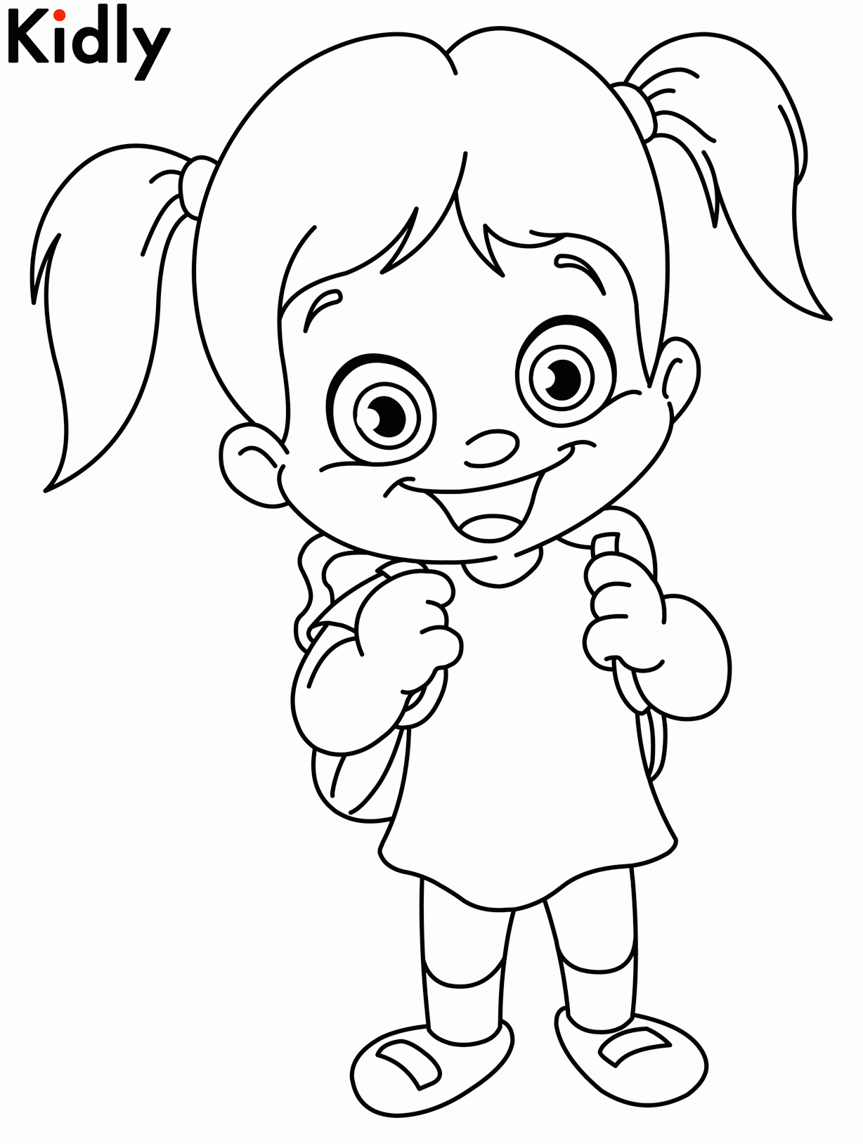 Little Girl Coloring Pages Printable Coloring Home Little Girl Coloring Pages Printable Coloring Home