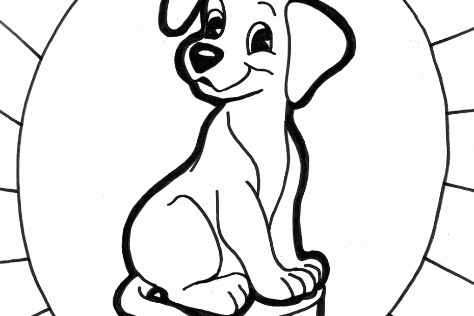Little Puppy Coloring Pages Coloring Home