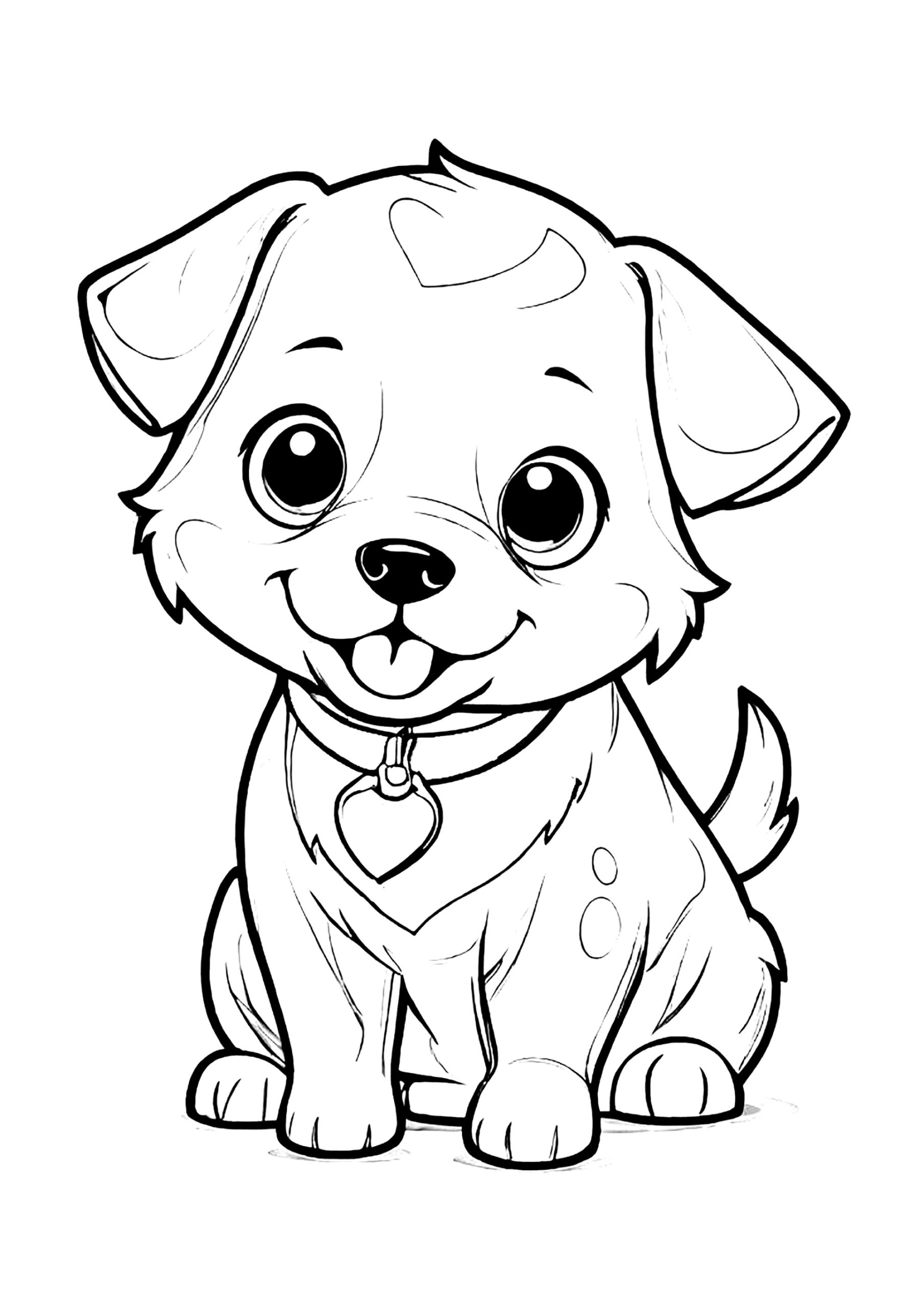 coloring pages dogs and puppies