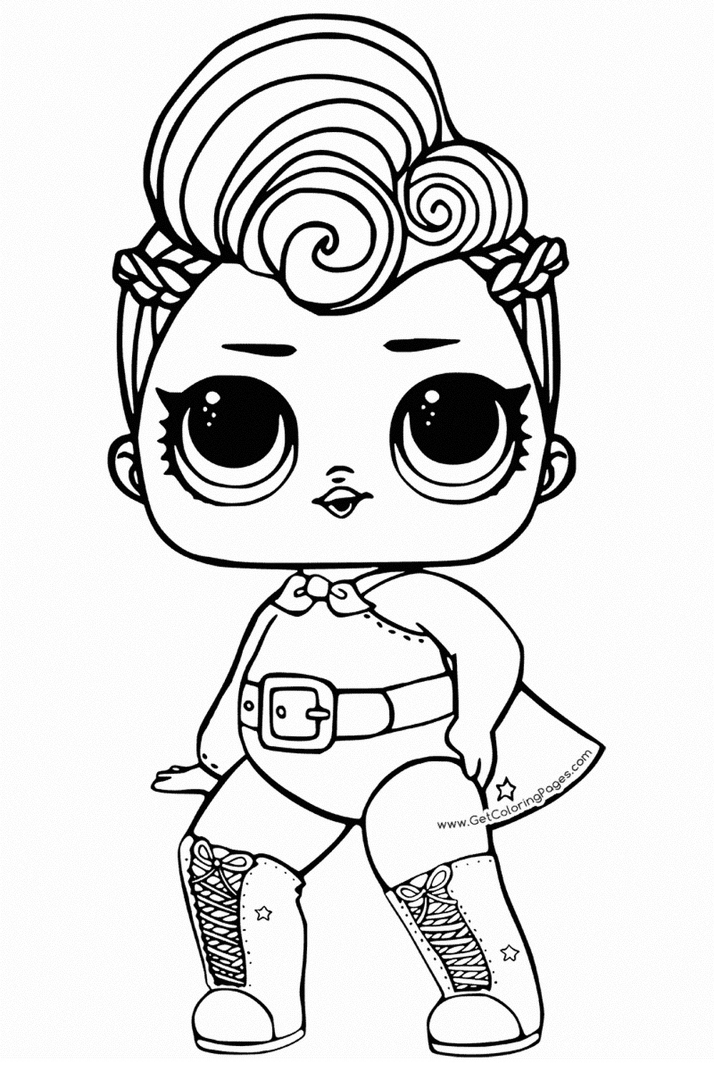 Lol Dolls Coloring Pages Free Printable Lol Dolls Coloring Pages Free 