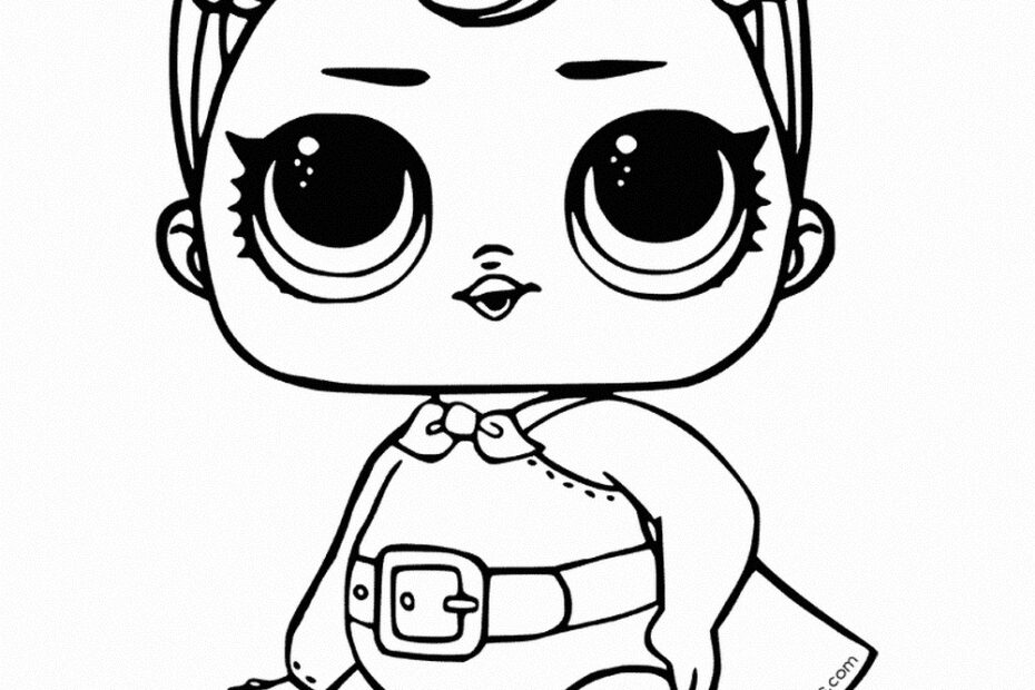 Lol Dolls Coloring Pages Free Printable Lol Dolls Coloring Pages Free