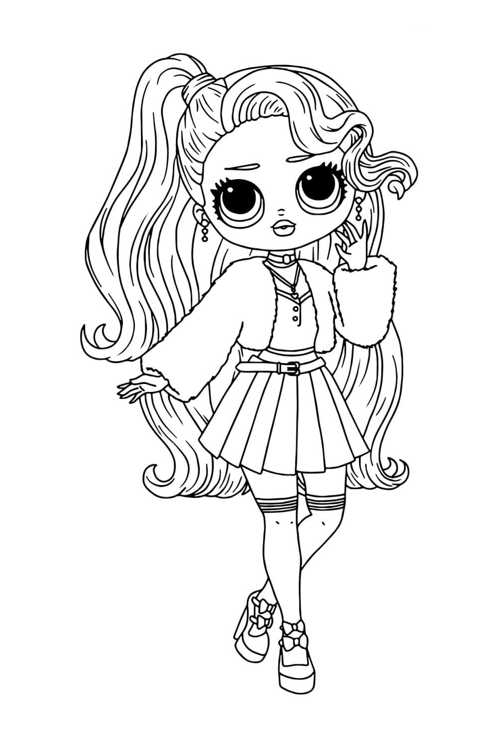 LOL OMG Easter Coloring Page Free Printable Coloring Pages For Kids