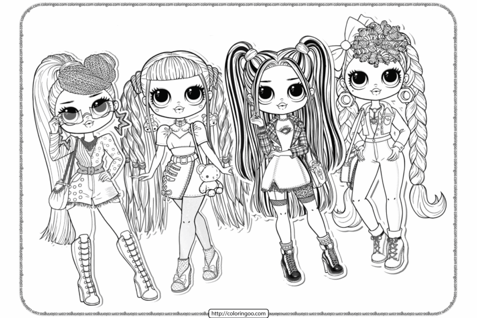 LOL Surprise Coloring Pages 12 Lol Dolls Coloring Pages Coloring Sheets