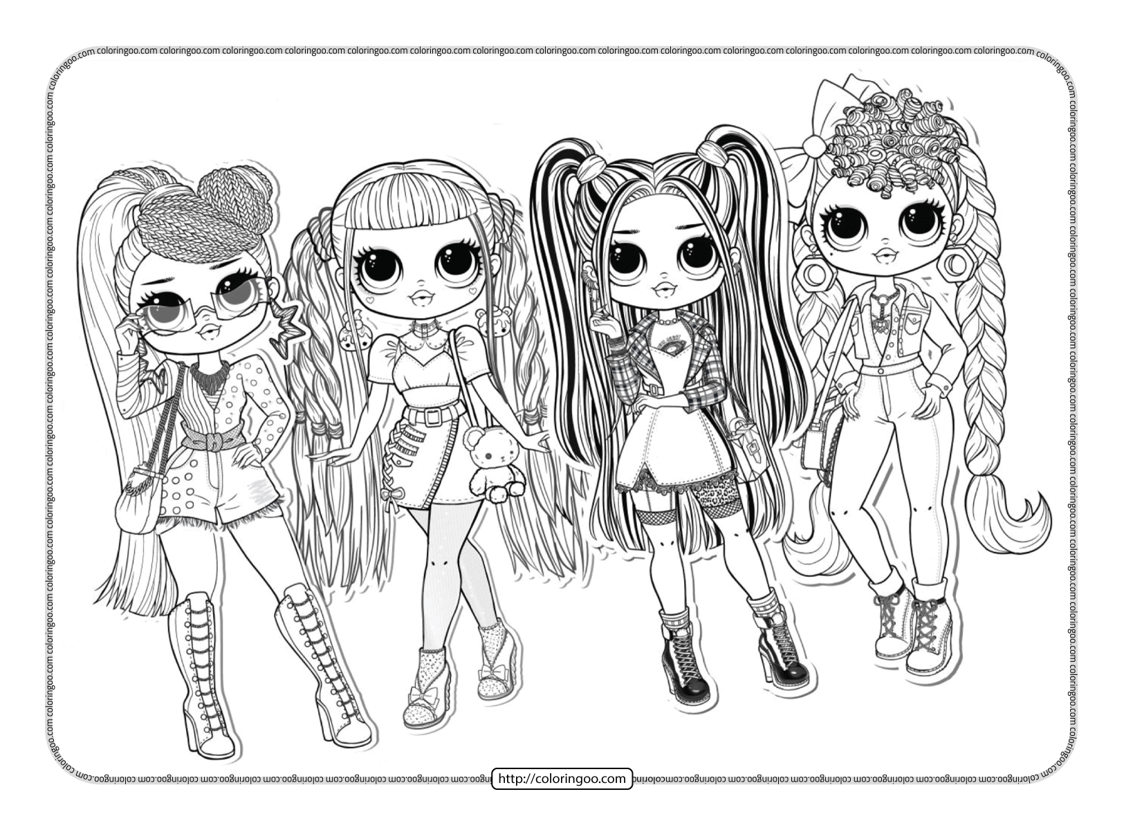 LOL Surprise Coloring Pages 12 Lol Dolls Coloring Pages Coloring Sheets