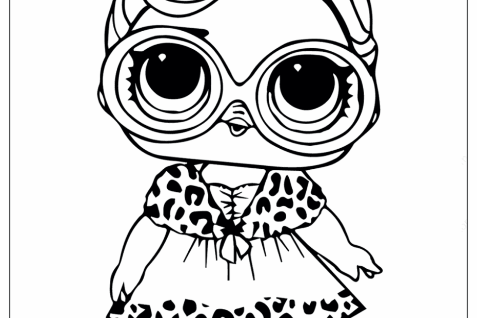 Lol Surprise Doll Coloring Pages Infoupdate