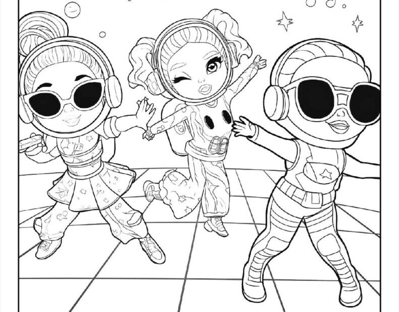 Lol Surprise Doll Coloring Pages Infoupdate