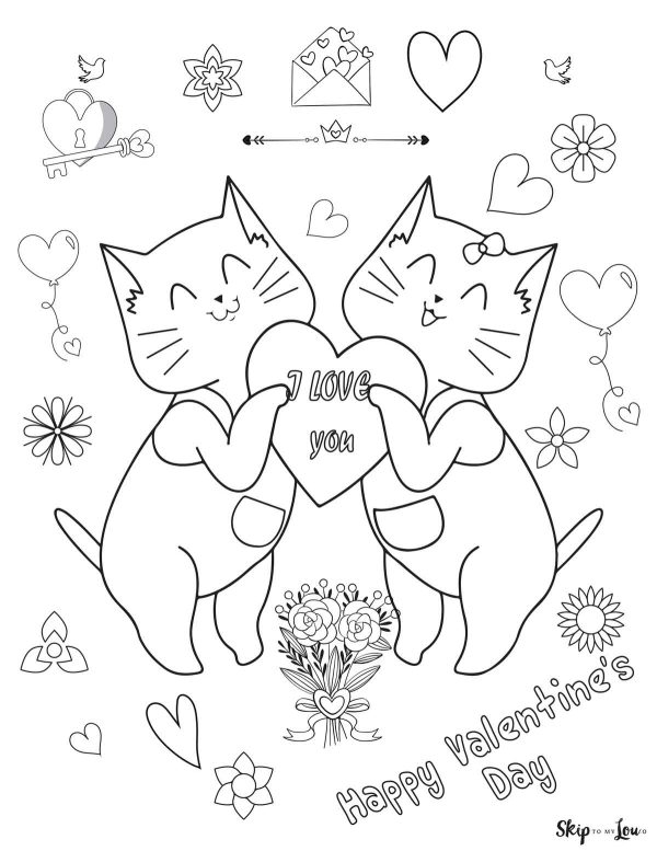 Looking For Valentine Printable Coloring Sheets Free Coloring Sheet 