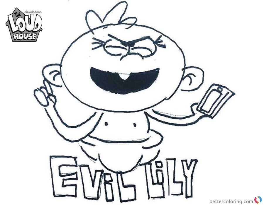 Loud House Coloring Pages Evil Lily Free Printable Coloring Pages Loud House Coloring Pages Evil Lily Free Printable Coloring Pages