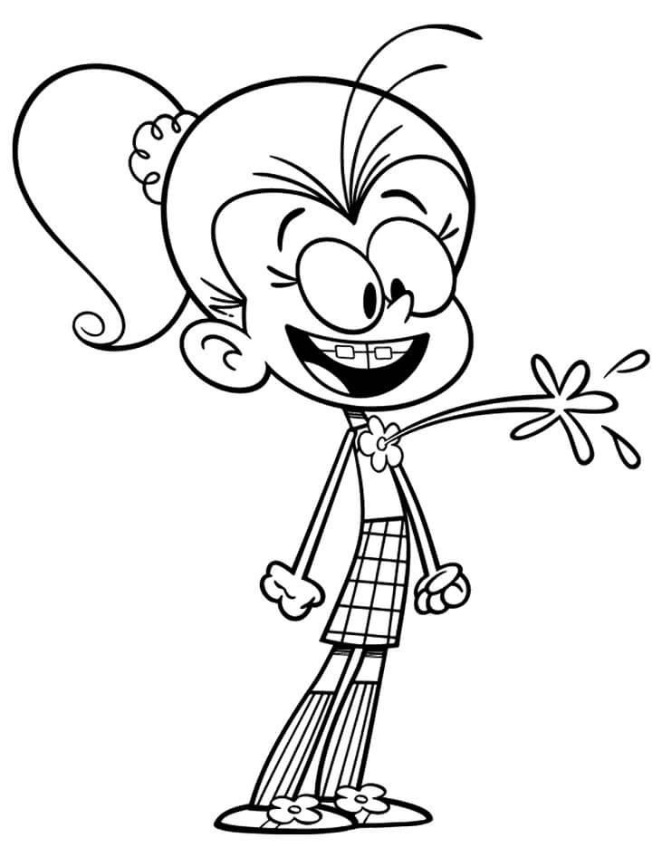 loud house printable coloring page loud house printable coloring page