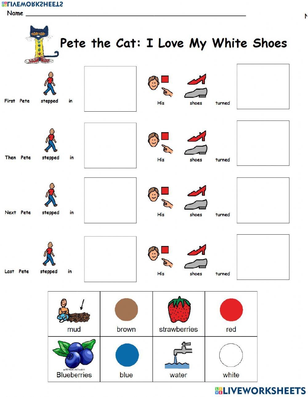 Making Learning Fun Pete The Cat Math Ideas Worksheets Library