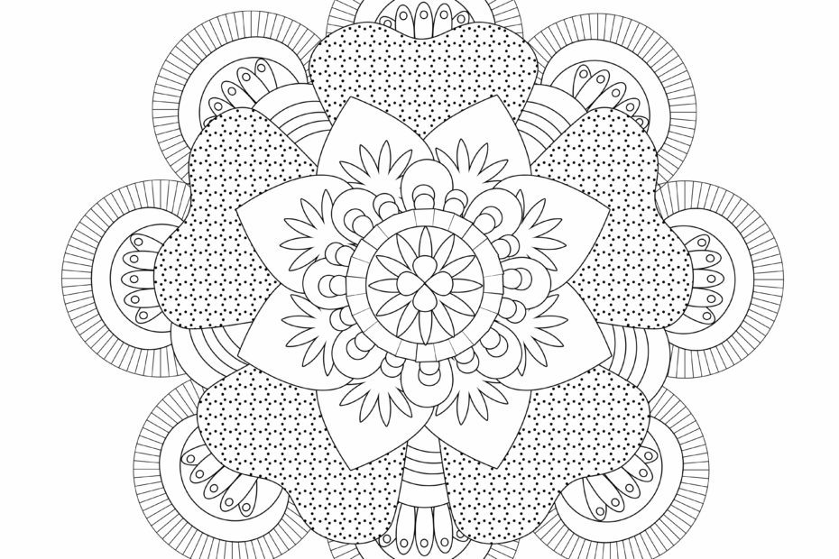 Mandala Free Printable Coloring Pages