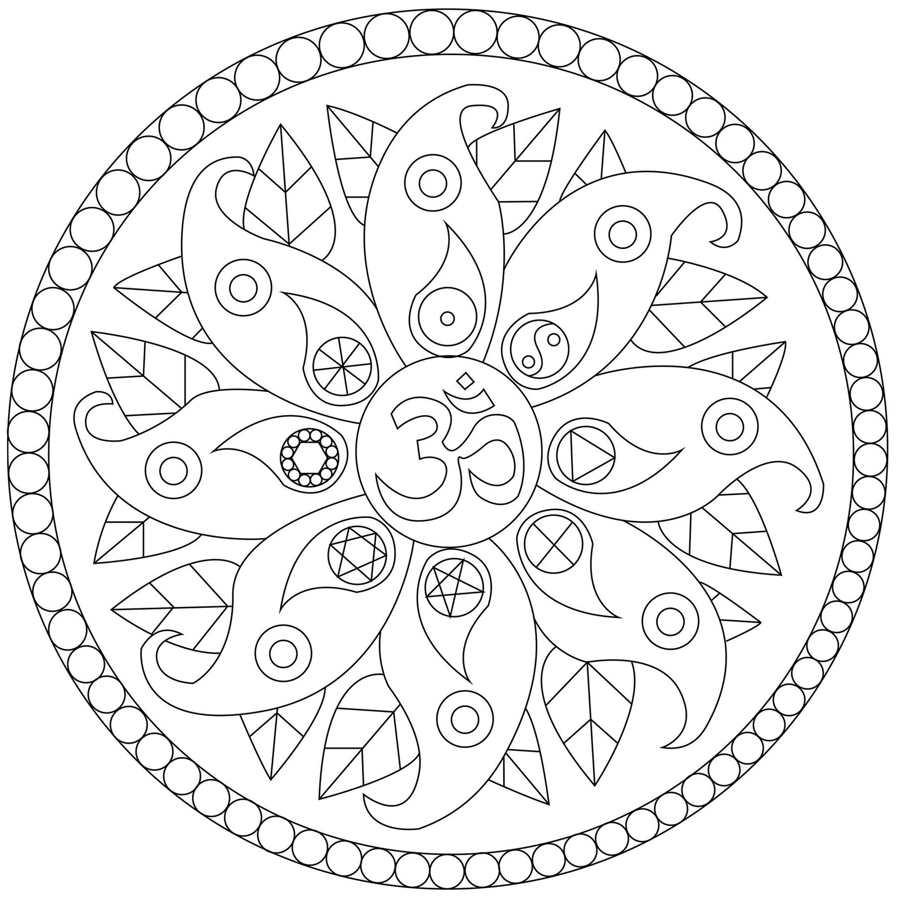 free printable coloring mandalas free printable coloring mandalas
