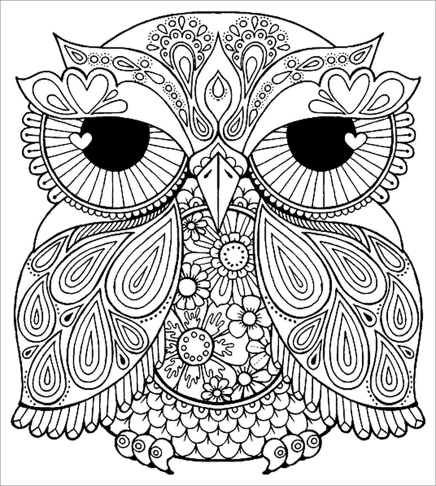 Mandala Zentangle Owl Coloring Pages ColoringBay Mandala Zentangle Owl Coloring Pages ColoringBay
