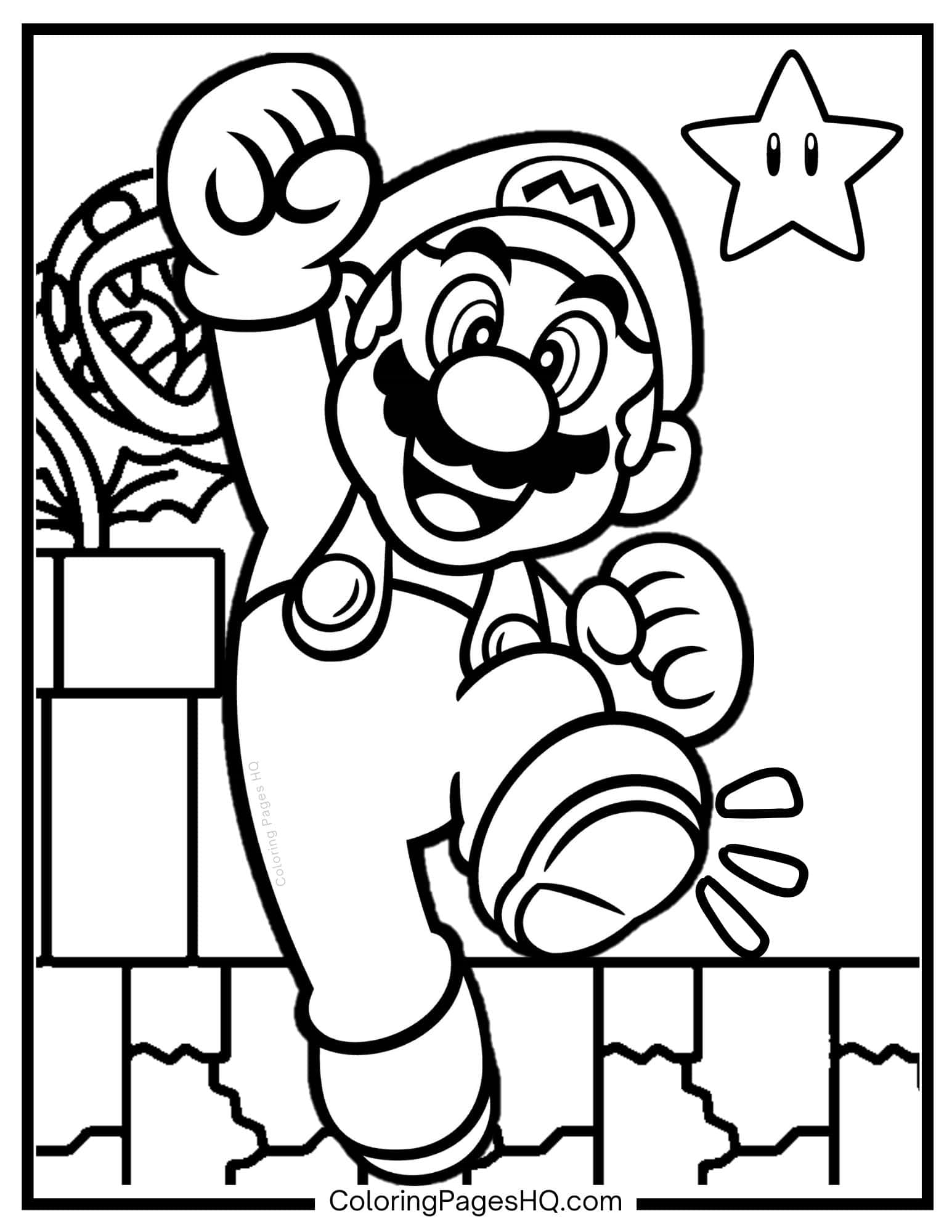 Mario Coloring Pages Free PDF Printables Coloring Pages HQ Mario Coloring Pages Free PDF Printables Coloring Pages HQ
