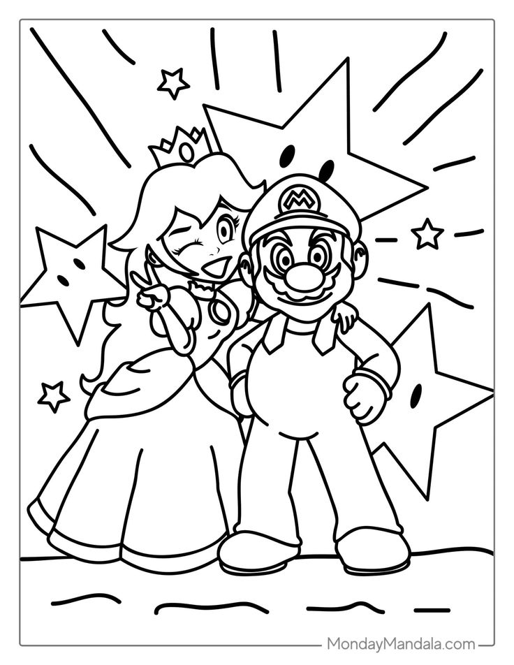 Mario Coloring Pages Free PDF Printables Coloring Pages Super Mario Coloring Pages Free PDF Printables Coloring Pages Super