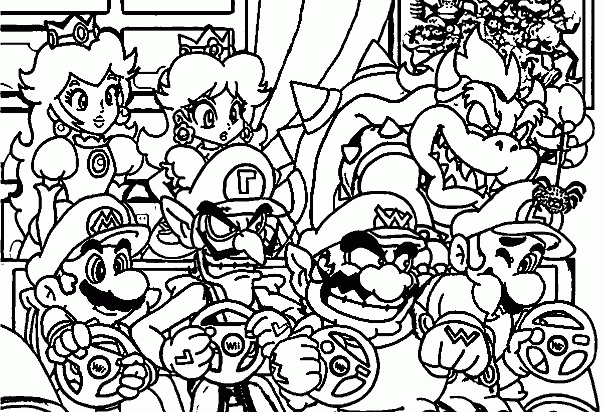 free Mario bros coloring pages free Mario bros coloring pages