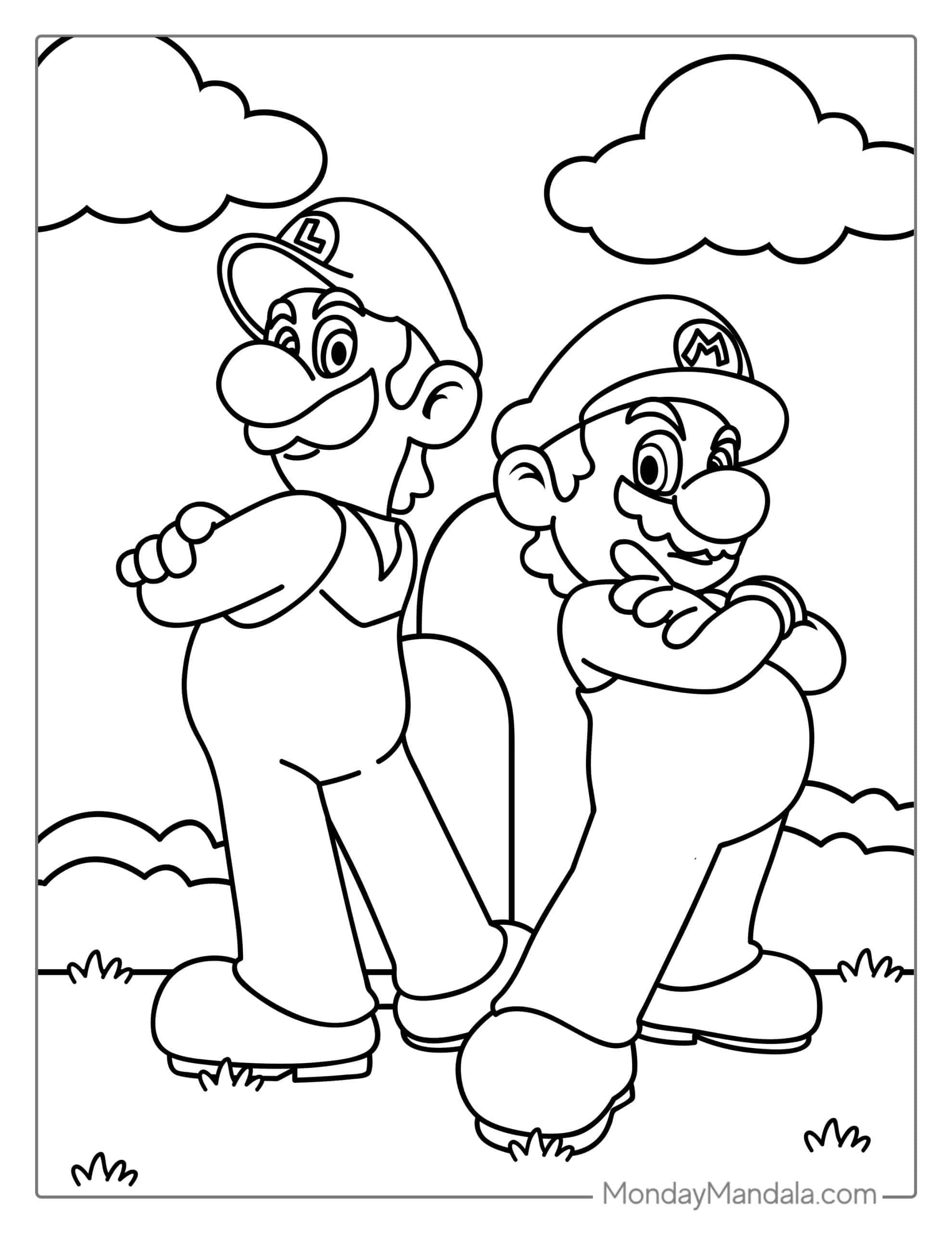 Mario Coloring Pictures Printable Coloring Pages Mario Coloring Pictures Printable Coloring Pages