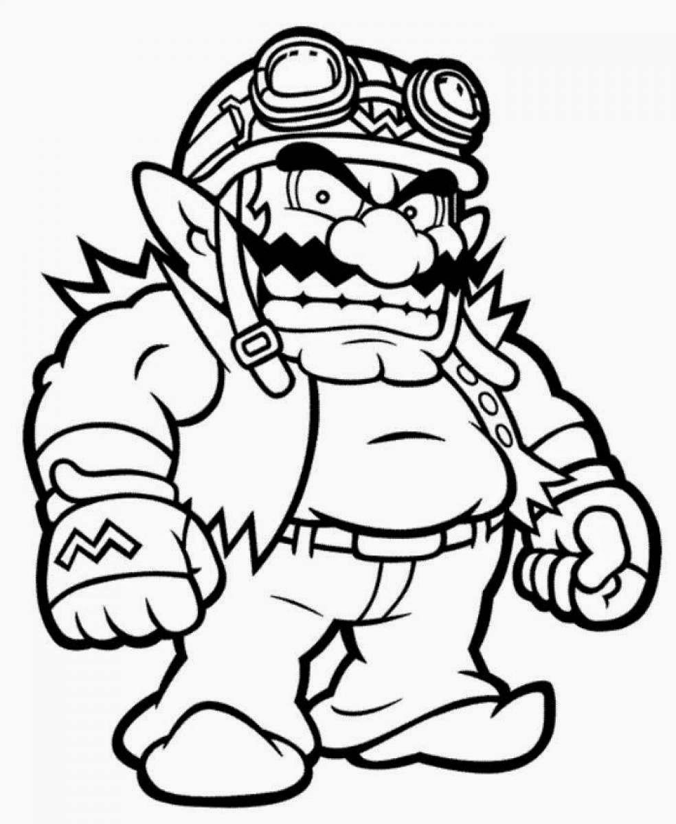 Mario Coloring Sheets Printable Mario Coloring Sheets Printable