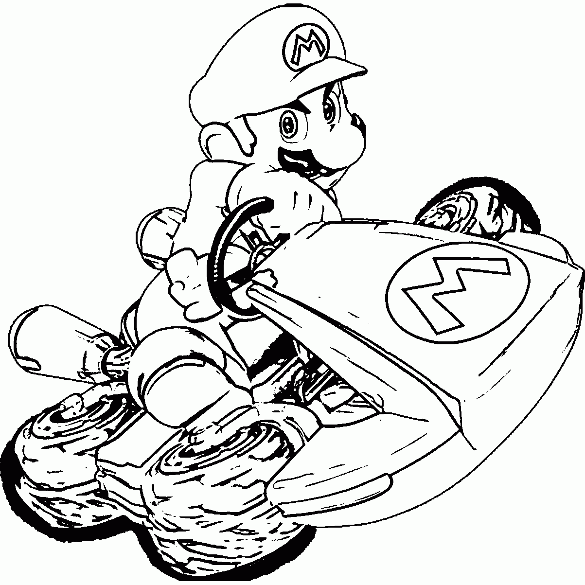 Mario Kart 8 Coloring Pages Coloring Home Mario Kart 8 Coloring Pages Coloring Home