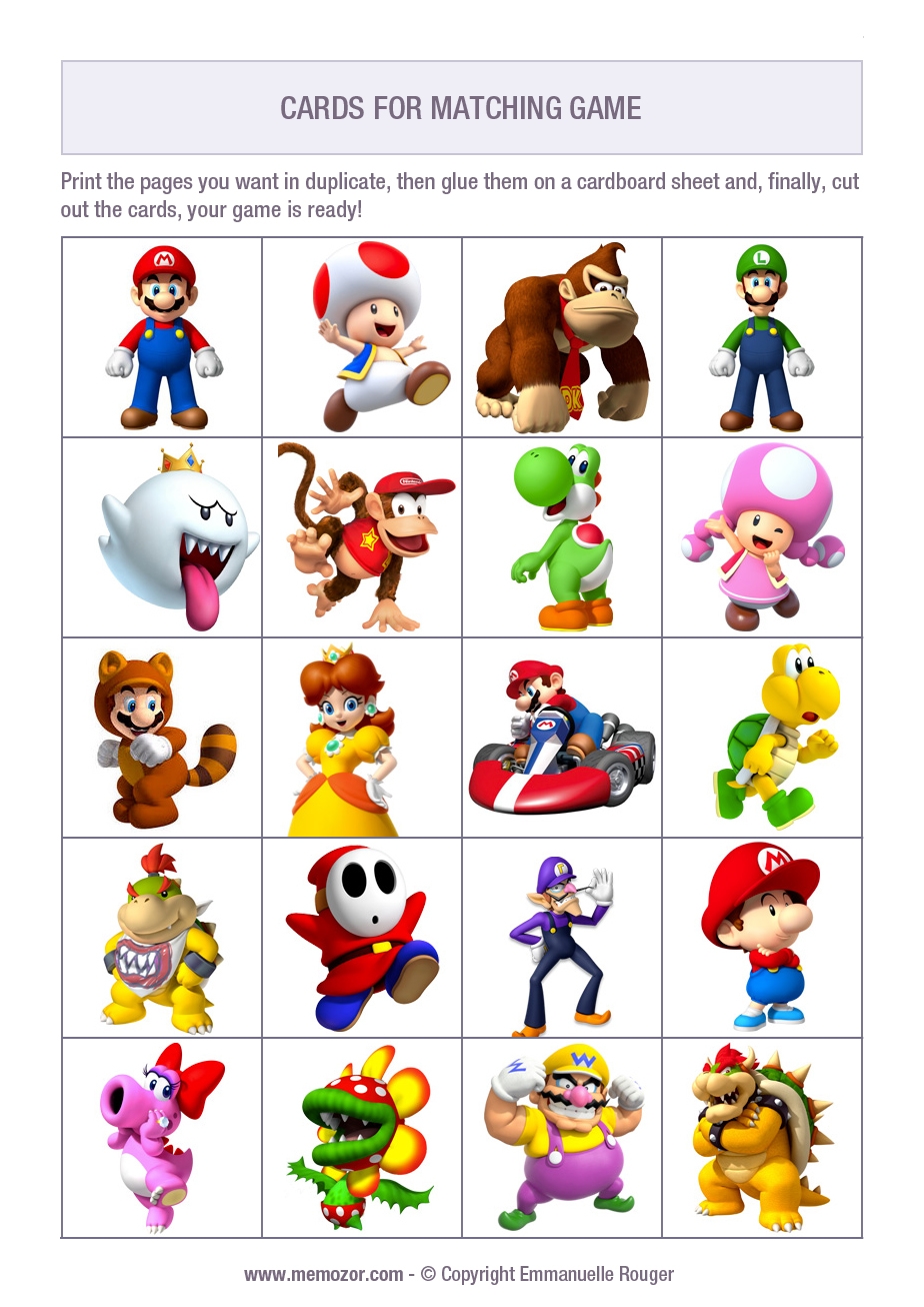 free printable Mario pictures free printable Mario pictures