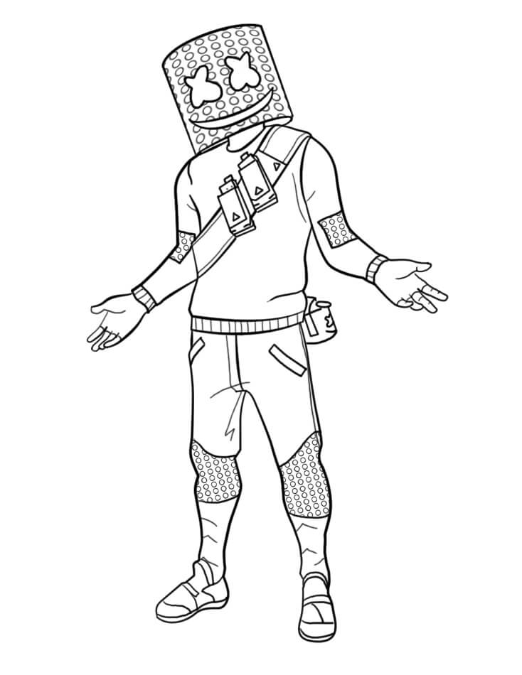 Marshmello Fortnite Coloring Page Free Printable Coloring Pages For Kids Marshmello Fortnite Coloring Page Free Printable Coloring Pages For Kids