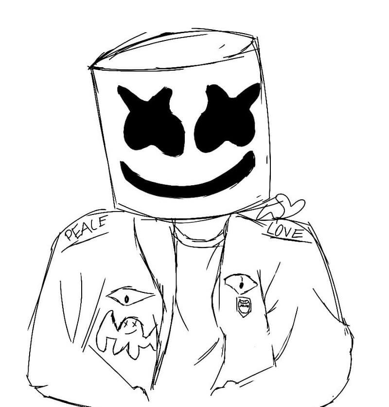 Marshmello Fortnite Coloring Page Free Printable Coloring Pages For Kids Marshmello Fortnite Coloring Page Free Printable Coloring Pages For Kids