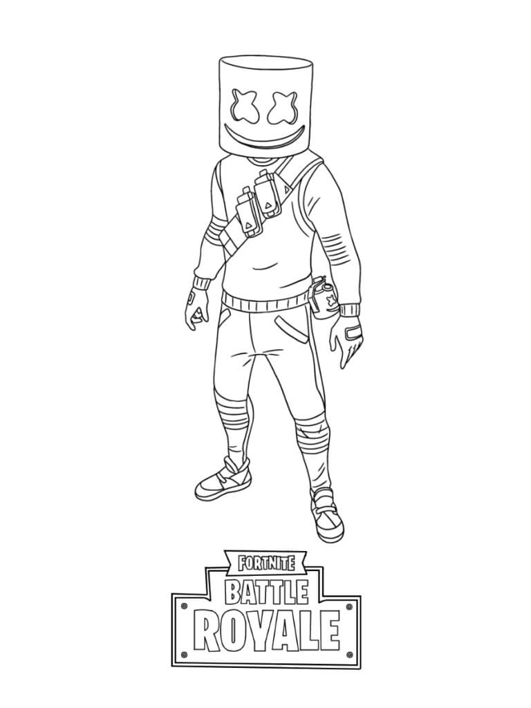 Marshmello Fortnite Coloring Page Free Printable Coloring Pages For Kids Marshmello Fortnite Coloring Page Free Printable Coloring Pages For Kids