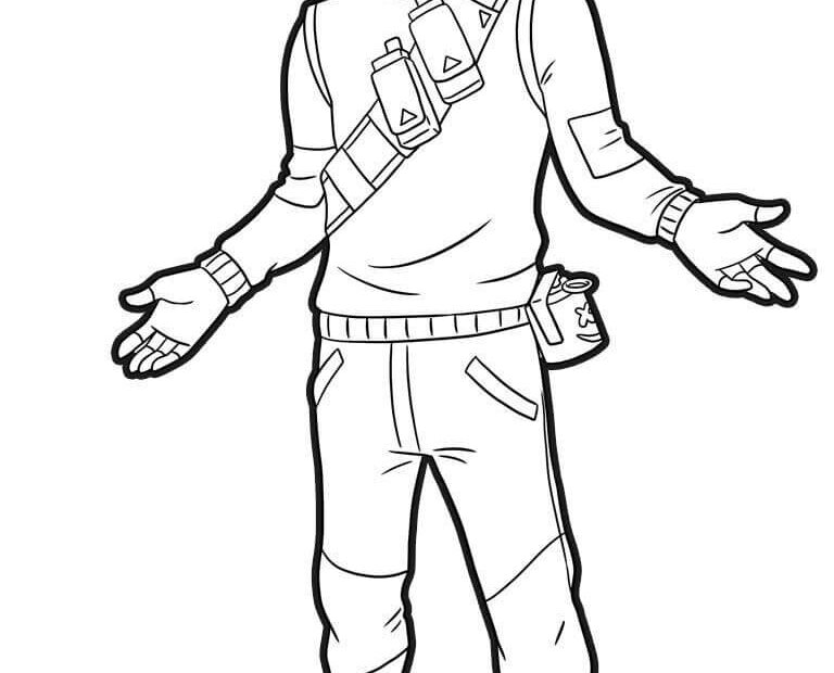 Marshmello Fortnite Coloring Page Free Printable Coloring Pages For Kids