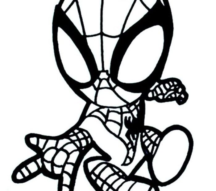 Marvel Spidey Coloring Page Free Printable PDF
