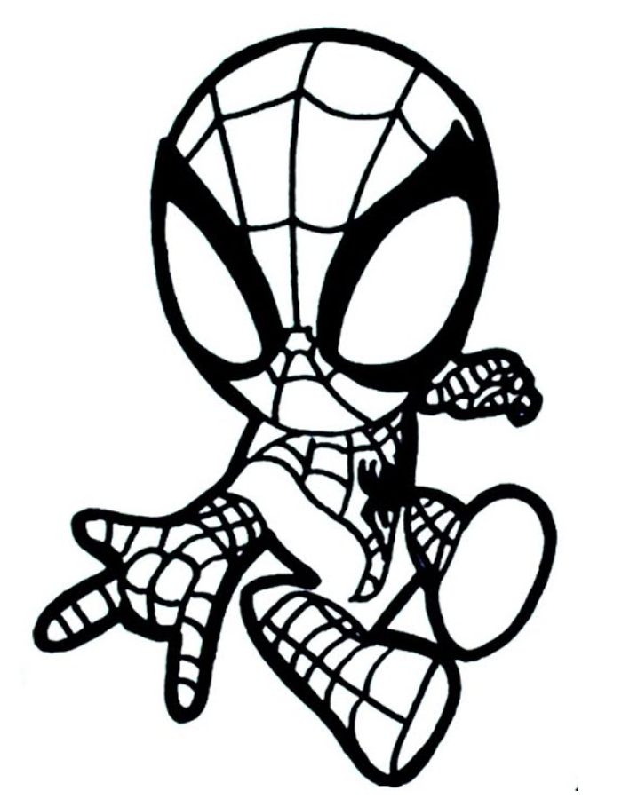 Marvel Spidey Coloring Page Free Printable PDF Marvel Spidey Coloring Page Free Printable PDF