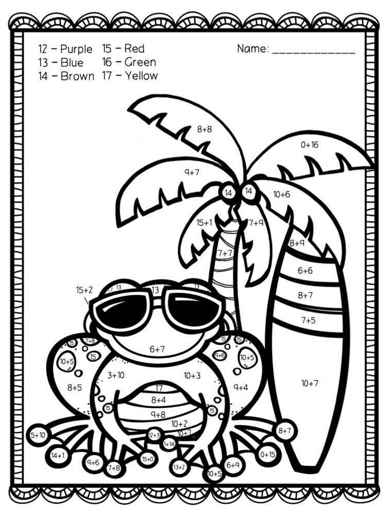 Math Coloring Pages Math Coloring Pages