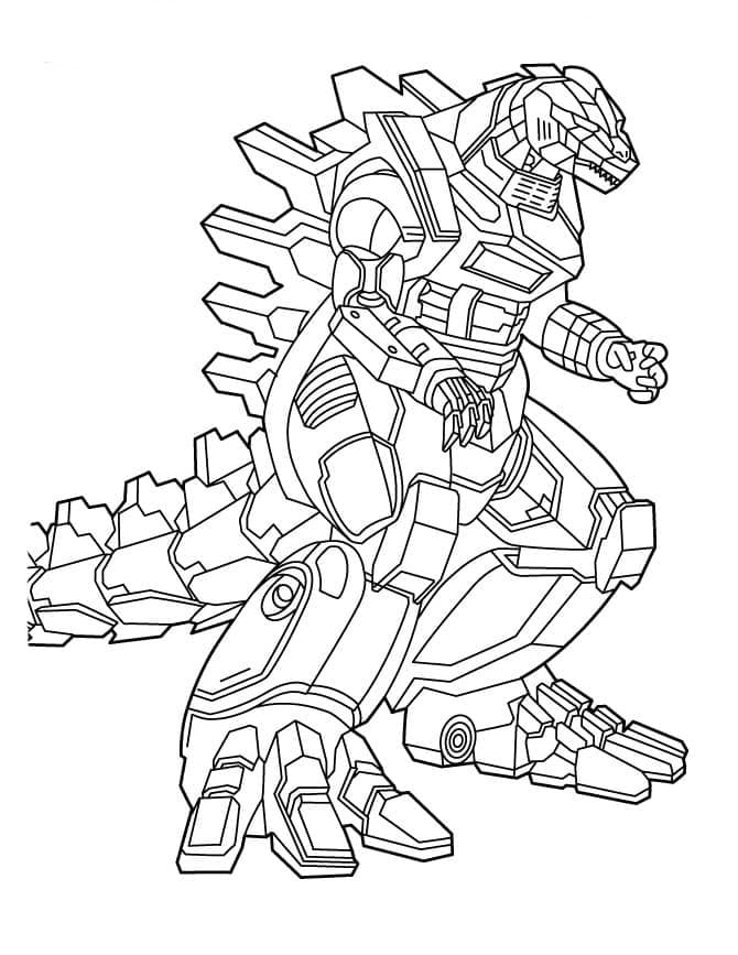 Mecha Godzilla Coloring Pages Coloring Home Mecha Godzilla Coloring Pages Coloring Home