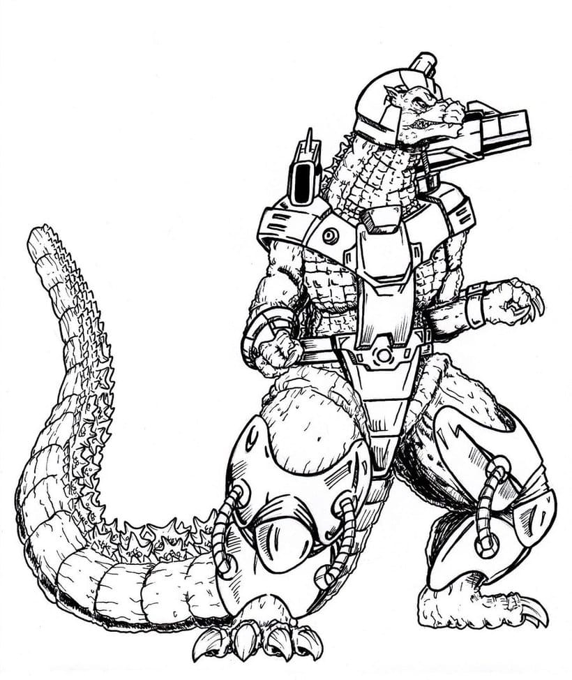 Mechagodzilla Coloring Pages Coloring Home Mechagodzilla Coloring Pages Coloring Home