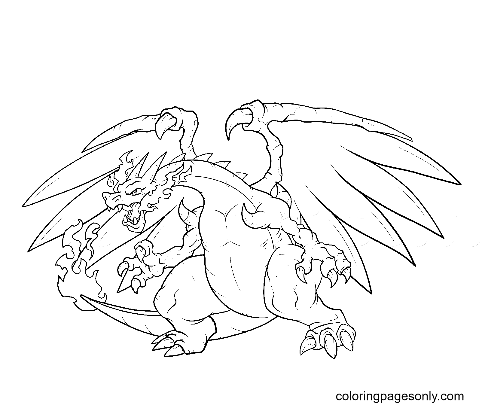 Mega Charizard X Coloring Page Free Printable Coloring Pages Mega Charizard X Coloring Page Free Printable Coloring Pages