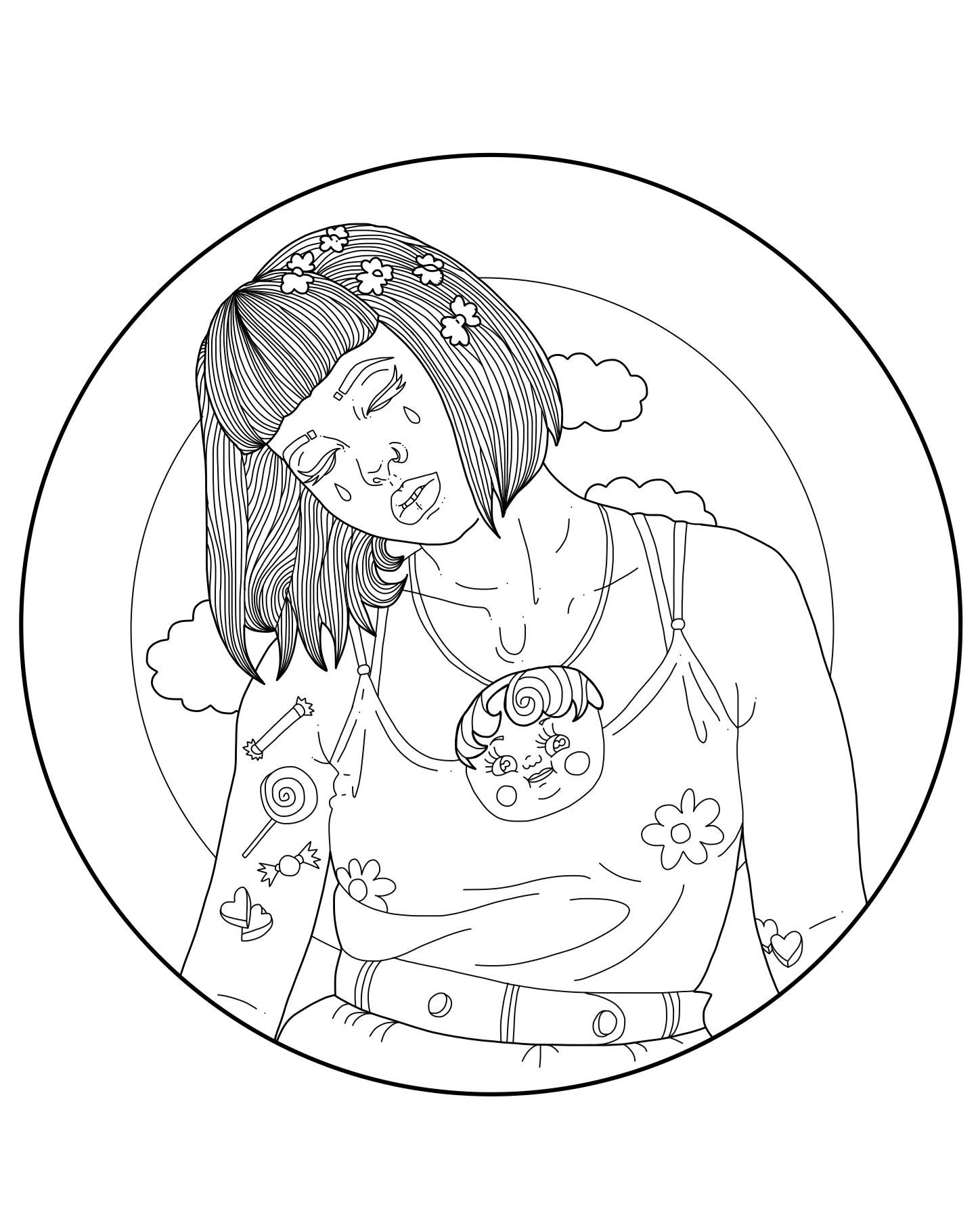 Melanie Martinez Coloring Pages Coloring Home