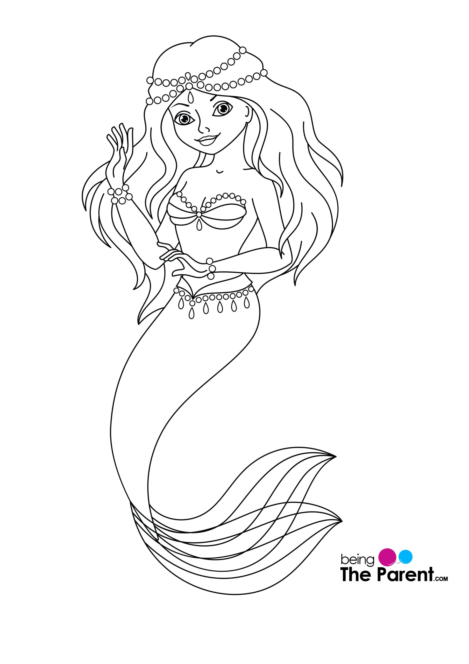 printable mermaid coloring sheet printable mermaid coloring sheet
