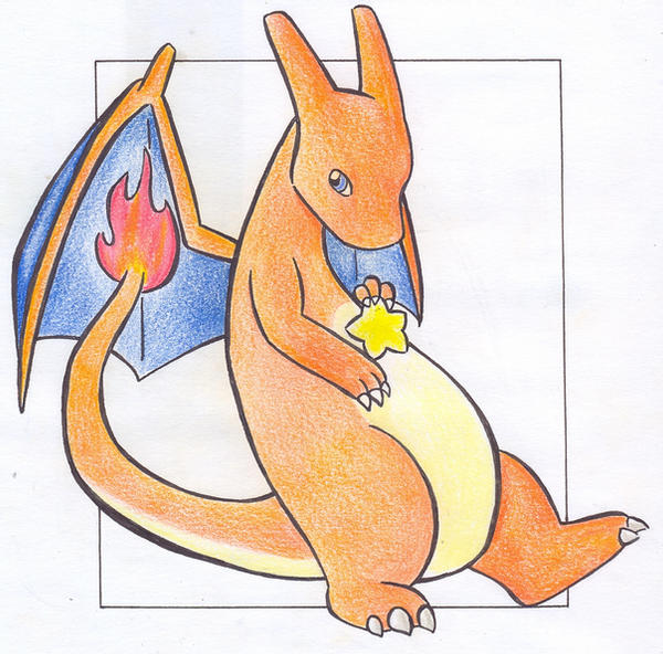 Merry Xmas Charizard colour By Fluna On DeviantArt Merry Xmas 
