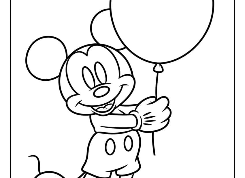 Mickey Mouse Color Pictures Printable Infoupdate