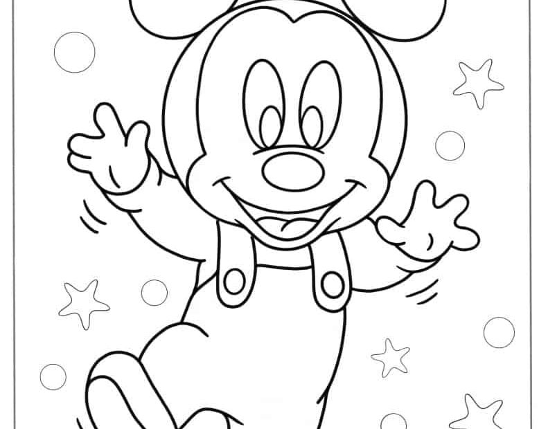 Mickey Mouse Coloring Pages Free Printable Pdf Infoupdate