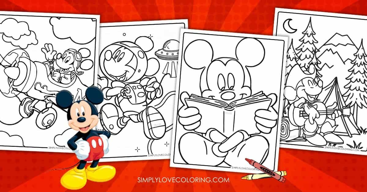 Mickey Mouse Colouring Sheets Printable Infoupdate