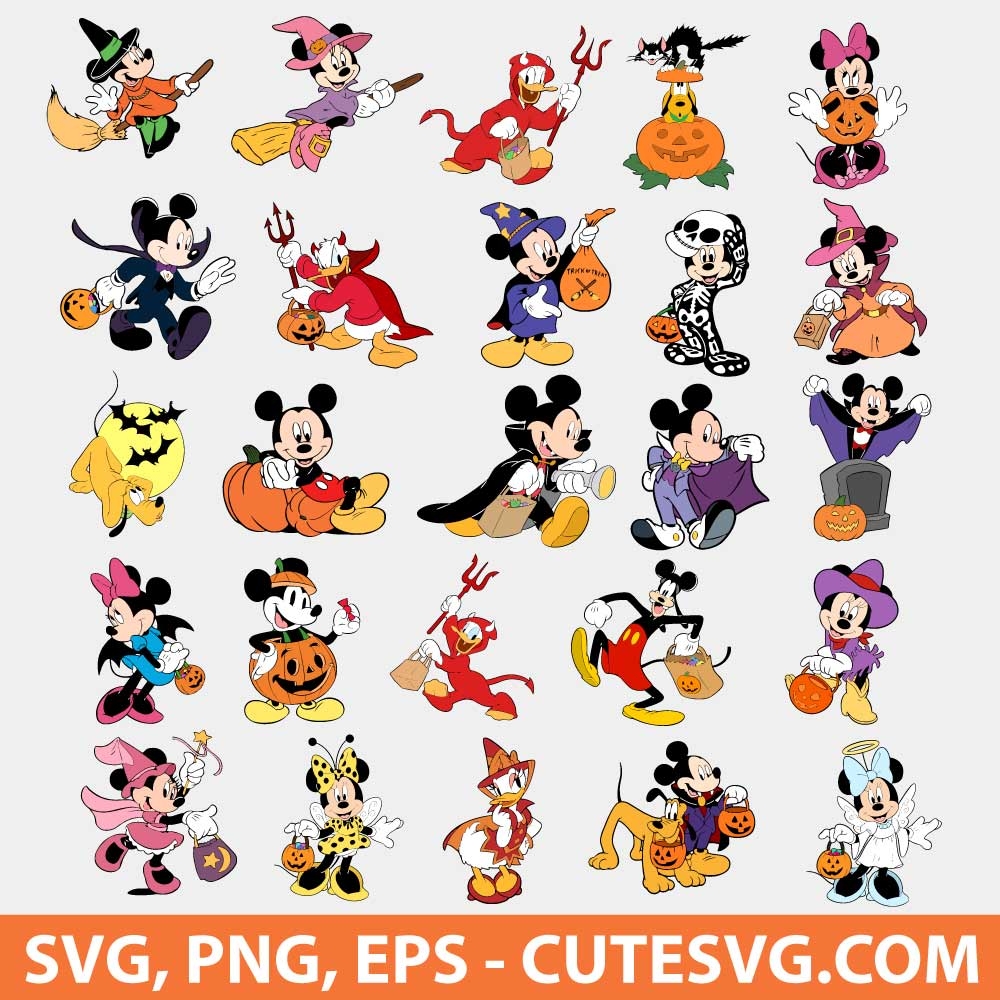 Mickey Mouse Halloween SVG