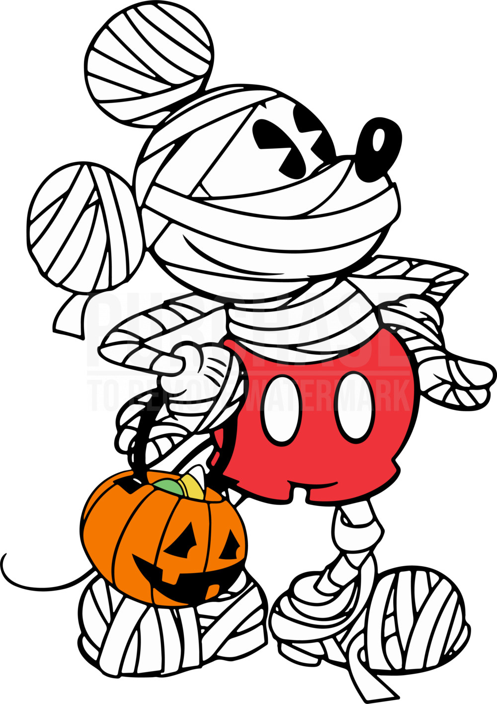 mickey mouse halloween printables pictures