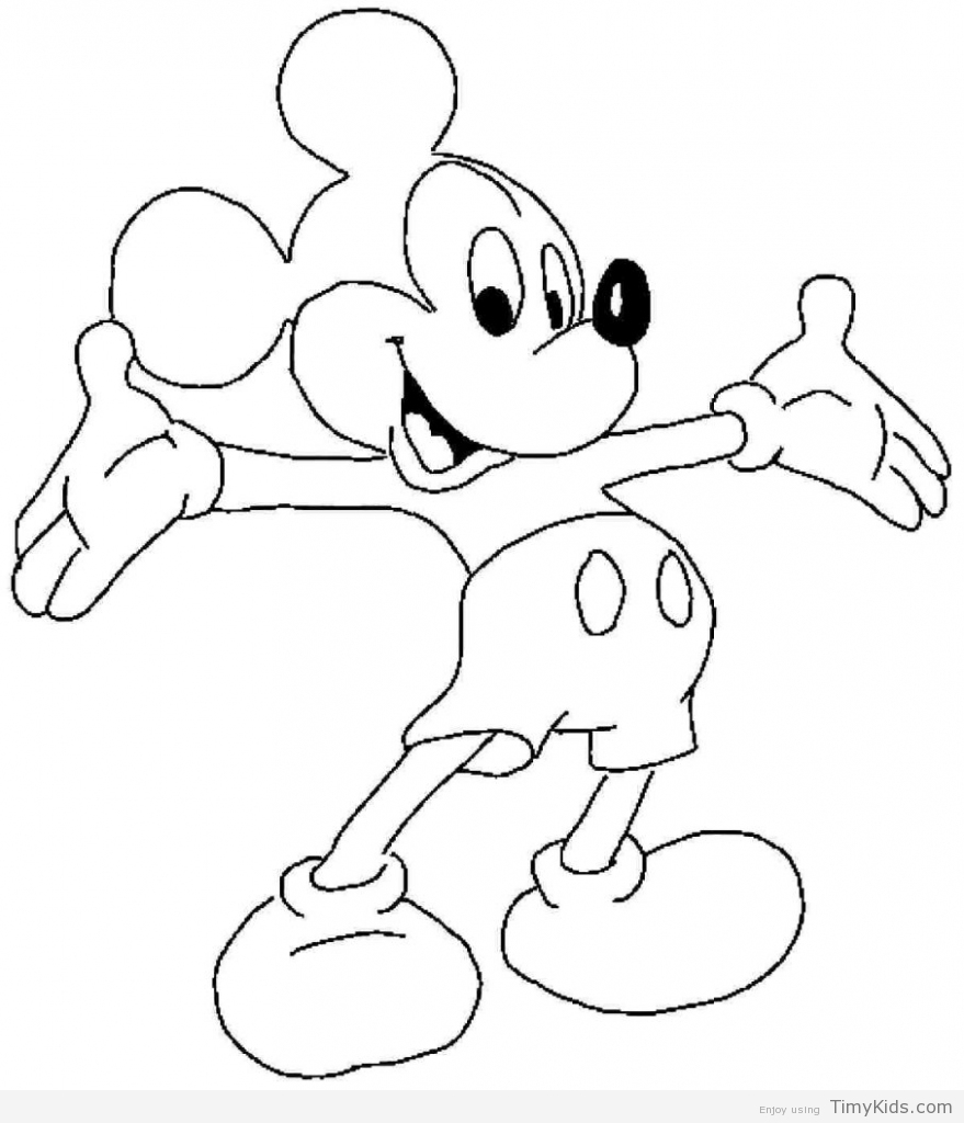 Mickey Mouse Printable Coloring Pages Mickey Mouse Printable Coloring Pages