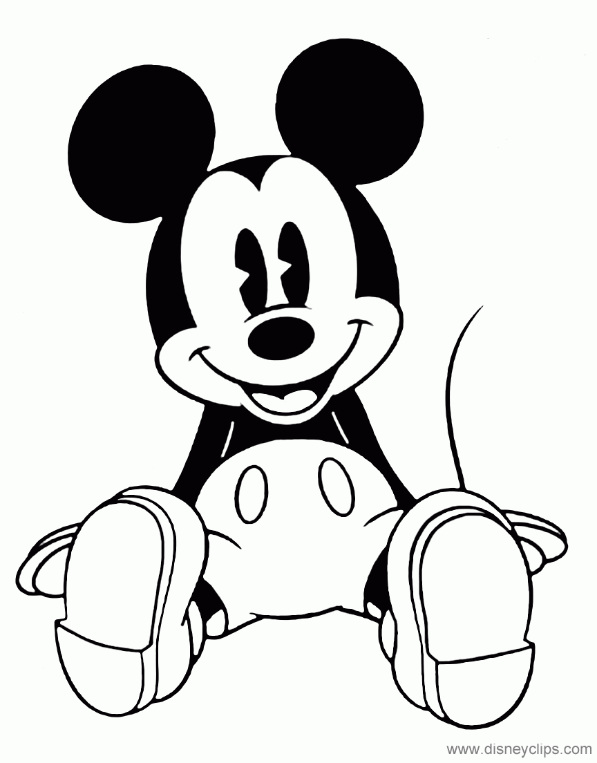 Mickey Mouse Printable Coloring Pages Mickey Mouse Printable Coloring Pages