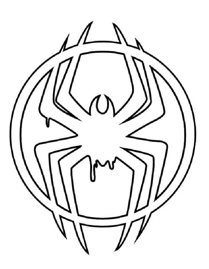 Miles Morales Logo Coloring Page Free Printable PDF Miles Morales Logo Coloring Page Free Printable PDF