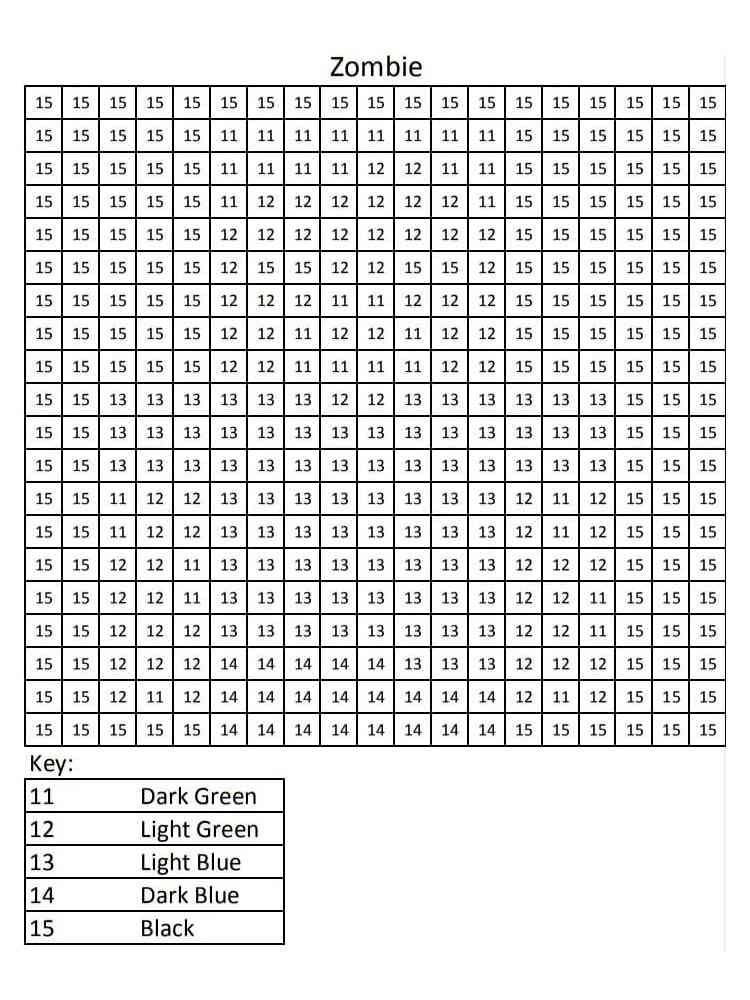 Minecraft Color By Number Printables Minecraft Color By Number Printables