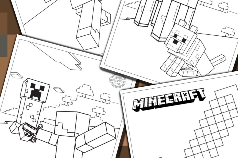 Minecraft Coloring Sheets Free Printable Pdf Infoupdate