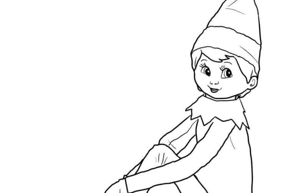 Mini As Girl Elf Coloring Page Free Printable Coloring Pages