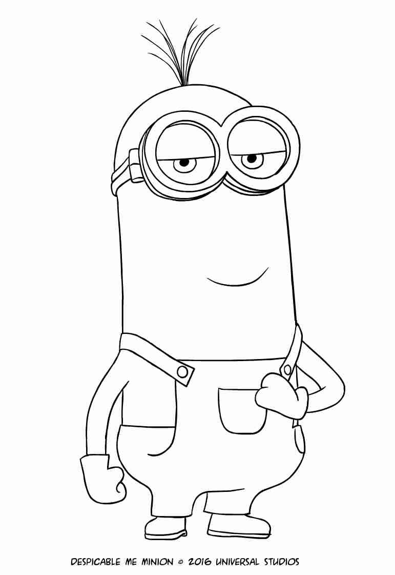 Minion Coloring Pages Kevin At GetDrawings Free Download Minion Coloring Pages Kevin At GetDrawings Free Download