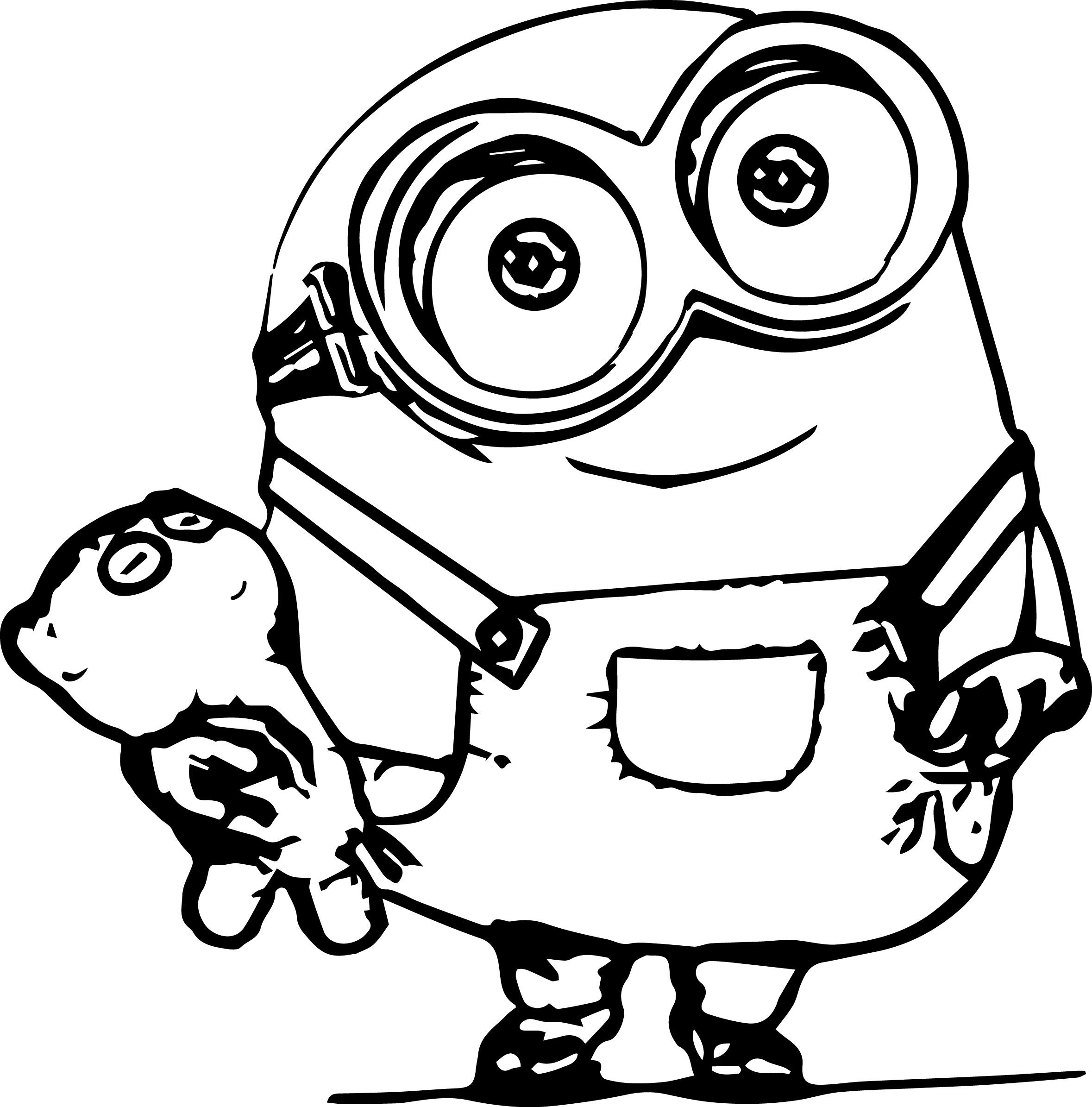 Minion Coloring Pages PrintablePDF For Kids Coloringfolder Minion Coloring Pages PrintablePDF For Kids Coloringfolder